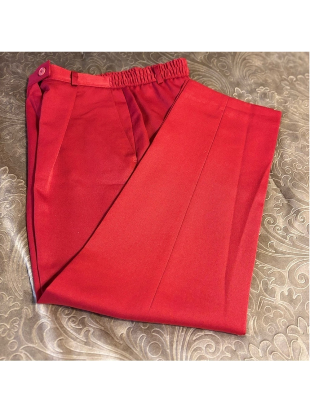 RED BLEYLE WOMENS PANTS SIZE 38 VIRGIN WOOL AND POLYESTER EXCELLENT CONDITION